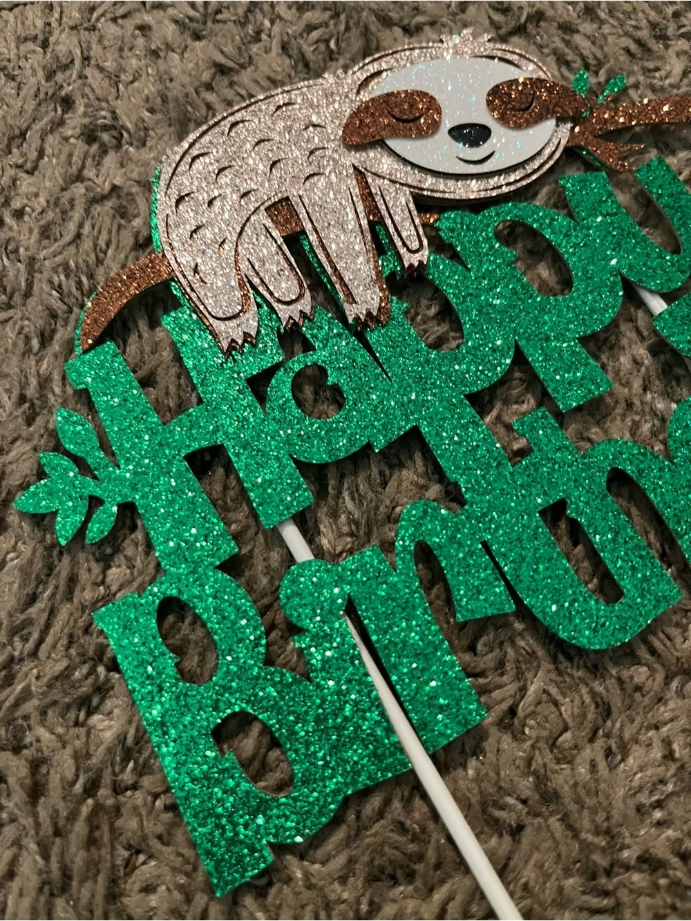 Happy Birthday Sloth decoration Lot